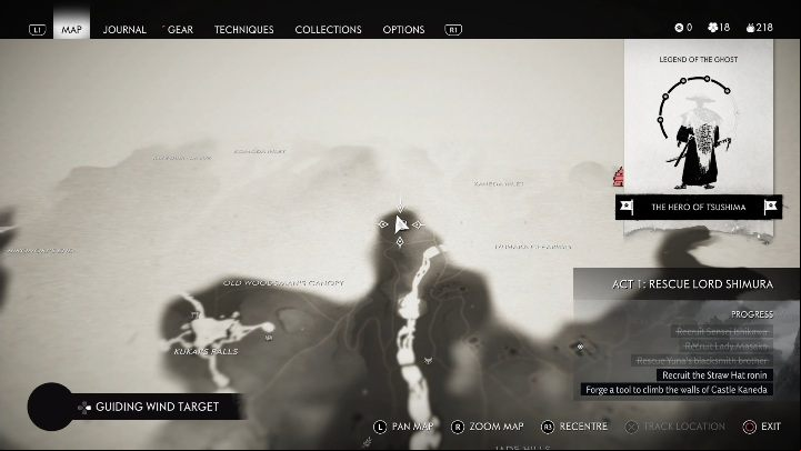 Location: Old Woodsmans Canopy - Ghost of Tsushima: Hot Springs, Izuhara Region secrets map, video guide - Izuhara Region - Ghost of Tsushima Guide, Walkthrough