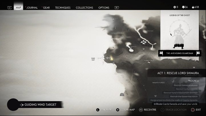 Location: Kashine Hills - Ghost of Tsushima: Shinto Shrines, Izuhara Region secrets map, video guide - Izuhara Region - Ghost of Tsushima Guide, Walkthrough