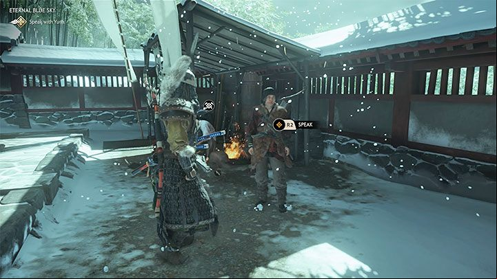 This mission can be picked up after completing another story quest - Heart of the Jito - Ghost of Tsushima: Eternal Blue Sky walkthrough, video guide - Act 3 - Ghost of Tsushima Guide, Walkthrough