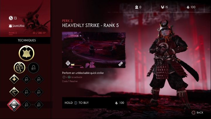 The characters skills must be developed separately - GoT Legends: Rewards - Basics - Ghost of Tsushima Guide, Walkthrough