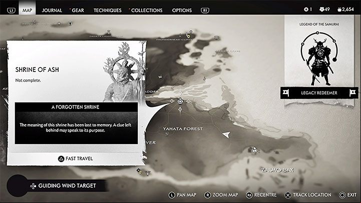 1 - Ghost of Tsushima Iki Island: Shrine of Ash - Secrets and Collectibles - Ghost of Tsushima Guide, Walkthrough