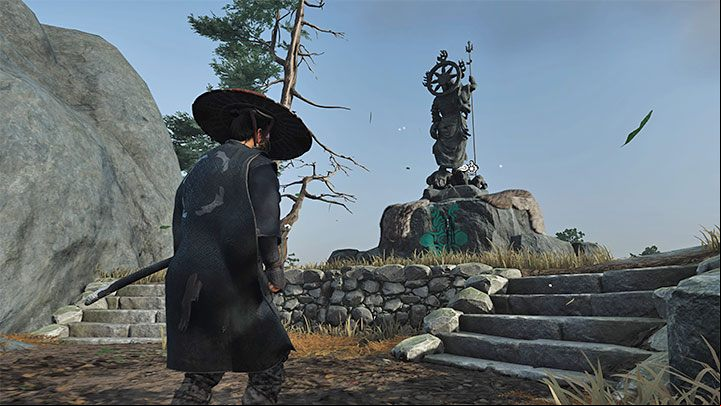 Climb to the top and follow the linear path to the shrine - Ghost of Tsushima Iki Island: Shrine in Shadow - Secrets and Collectibles - Ghost of Tsushima Guide, Walkthrough