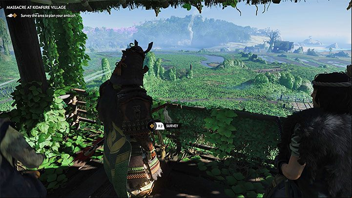 You will automatically start travelling on horseback towards the titular Kidafure village, where intense fights will soon take place - Ghost of Tsushima Iki Island: Massacre at Kidafure Village - walkthrough - Main Missions - Ghost of Tsushima Guide, Walkthrough