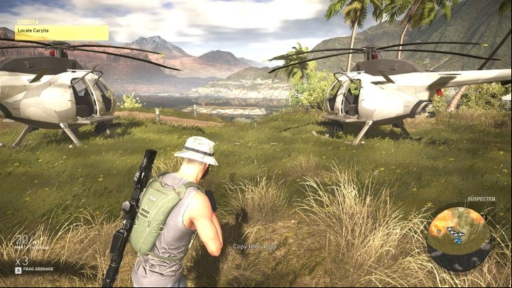 The landing place - Carzita | P.N. de Agua Verde Walkthrough - P.N. de Agua Verde - Tom Clancys Ghost Recon: Wildlands Game Guide