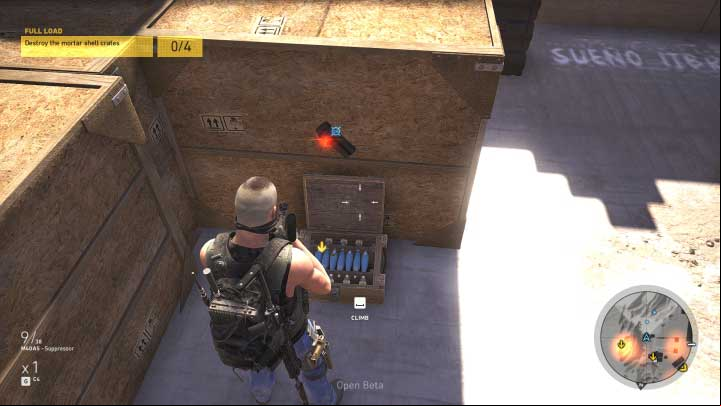 When you find the chest, destroy it by using a fragmentation grenade or C4 charge - Full Load | Montuyoc Walkthrough - Montuyoc - Tom Clancys Ghost Recon: Wildlands Game Guide