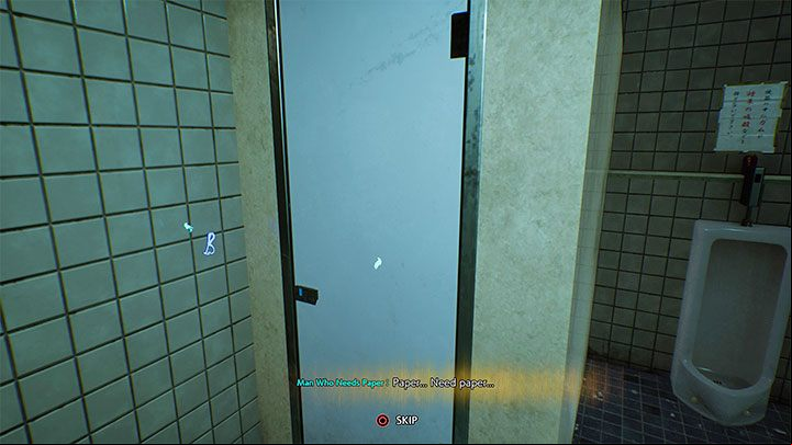 Go to the public toilet, specifically the men's restroom - Ghostwire Tokyo: Dire Straits - walkthrough - Quests available from chapter 3 - Ghostwire Tokyo Guide