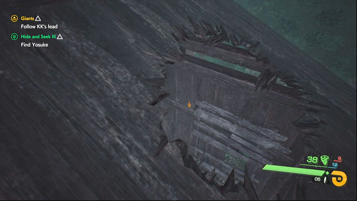 Go down the hole in the roof to find Yosuke's final hideout - Ghostwire Tokyo: Hide and Seek 3 - walkthrough - Quests available from chapter 4 - Ghostwire Tokyo Guide
