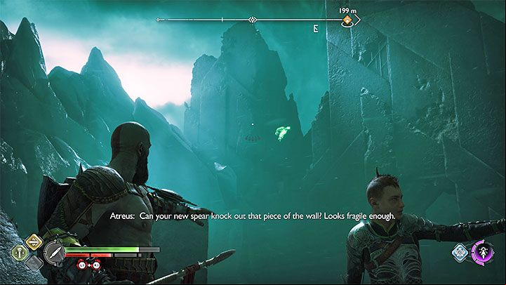 The first Odin's Raven here is airborne above the path south-east from the Mystic Gateway - God of War Ragnarok: Helgrind, Helheim - secrets, collectibles - Helheim - God of War Ragnarok Guide