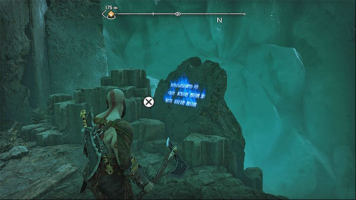 These runes are in the central part of the region - God of War Ragnarok: Helgrind, Helheim - secrets, collectibles - Helheim - God of War Ragnarok Guide
