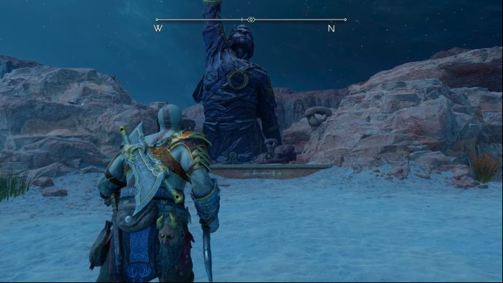 You will be able to visit The Forbidden Sands region only after completing the Song of the Sands favor - God of War Ragnarok: Freyrs Gift - walkthrough - Favors - Alfheim - God of War Ragnarok Guide