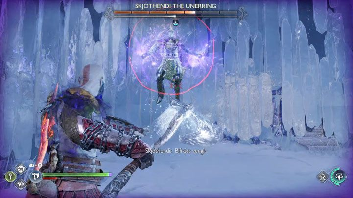The boss' - God of War Ragnarok: How to defeat the berserker Skjothendi the Unerring? - Berserkers - God of War Ragnarok Guide