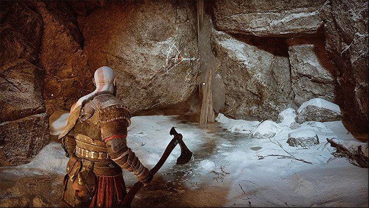 In the scene with Faye, all you have to do is follow her and move the fallen tree - God of War Ragnarok: Surviving Fimbulwinter - walkthrough - Walkthrough - God of War Ragnarok Guide