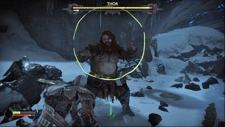 The heroes will be visited by Thor and Odin - you have to fight Thor - God of War Ragnarok: Surviving Fimbulwinter - walkthrough - Walkthrough - God of War Ragnarok Guide