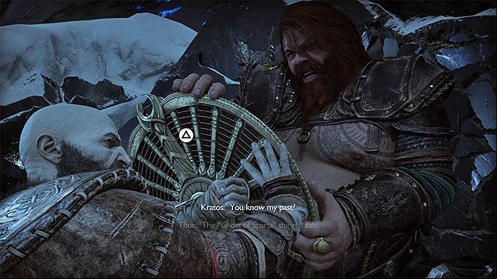 You have to make the boss stunned - press R3 - God of War Ragnarok: Surviving Fimbulwinter - walkthrough - Walkthrough - God of War Ragnarok Guide