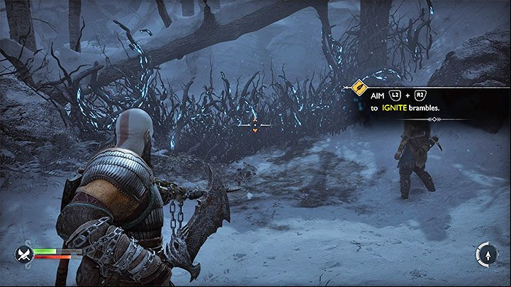 With Atreus, you will reach the Lower Wildwoods - God of War Ragnarok: Surviving Fimbulwinter - walkthrough - Walkthrough - God of War Ragnarok Guide
