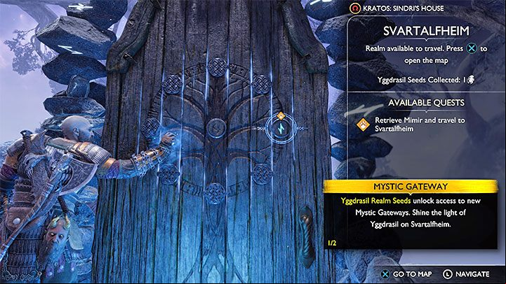 After using the store, reach the table where Sindri is standing - God of War Ragnarok: Surviving Fimbulwinter - walkthrough - Walkthrough - God of War Ragnarok Guide