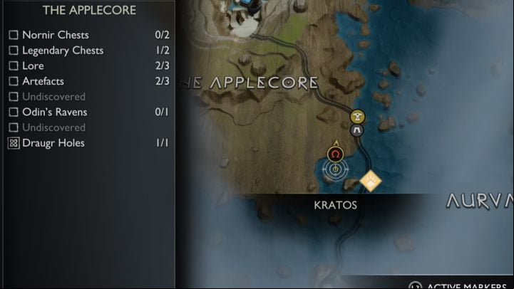 16 - God of War Ragnarok: The Applecore, Svartalfheim - secrets, collectibles - Svartalfheim - God of War Ragnarok Guide