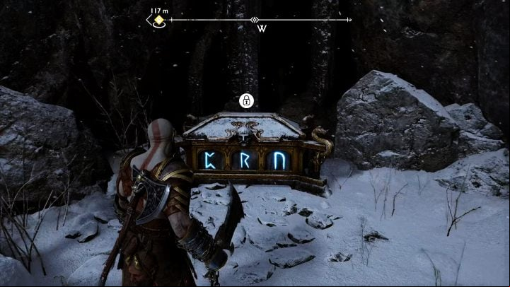 Light up all 3 rune torches using Chaos Blades - God of War Ragnarok: Well of Urd, Midgard - secrets, collectibles - Midgard - God of War Ragnarok Guide