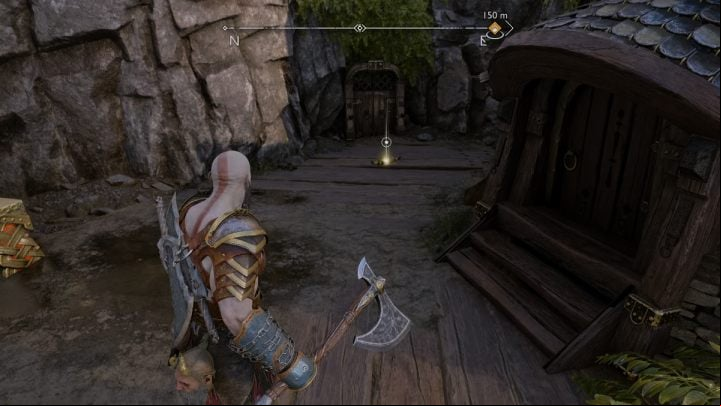 The treasure map lies next to the Legendary Chest - God of War Ragnarok: Nidavellir, Svartalfheim - secrets, collectibles - Svartalfheim - God of War Ragnarok Guide