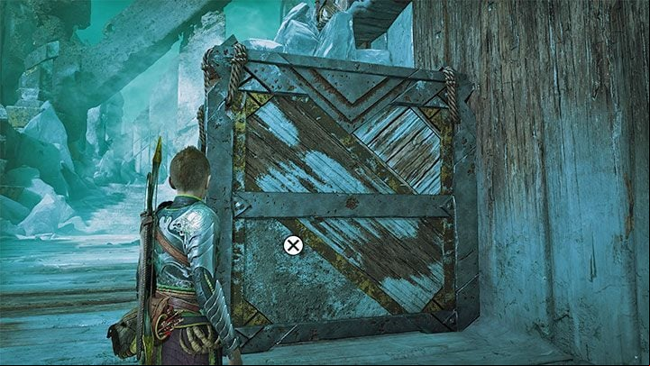 Defeat the monsters and reach the seemingly inaccessible higher ledge - God of War Ragnarok: Unleashing Hel - walkthrough - Walkthrough - God of War Ragnarok Guide