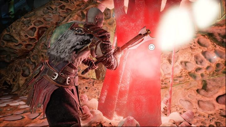 After the fight is over, destroy the core at the center to reveal another ghost bridge - God of War: The Light of Alfheim - Walkthrough - Walkthrough - God of War Guide