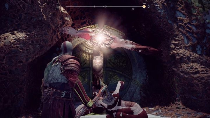 Go left and you will reach a door thats completely overgrown with vegetation - God of War: The Light of Alfheim - Walkthrough - Walkthrough - God of War Guide
