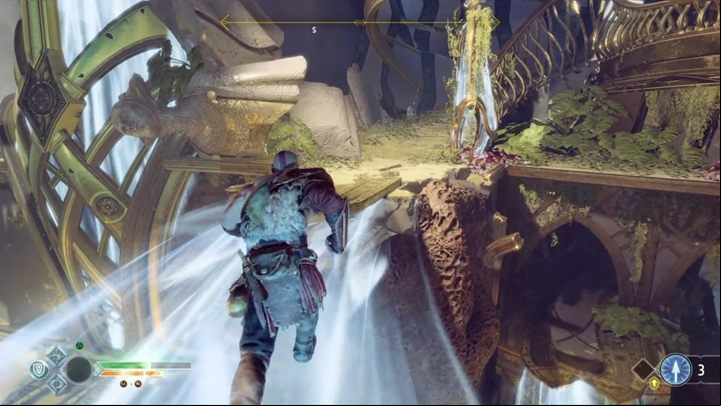 Go back to the source of light on the upper platform and take care of the unit of dark elves - God of War: The Light of Alfheim - Walkthrough - Walkthrough - God of War Guide