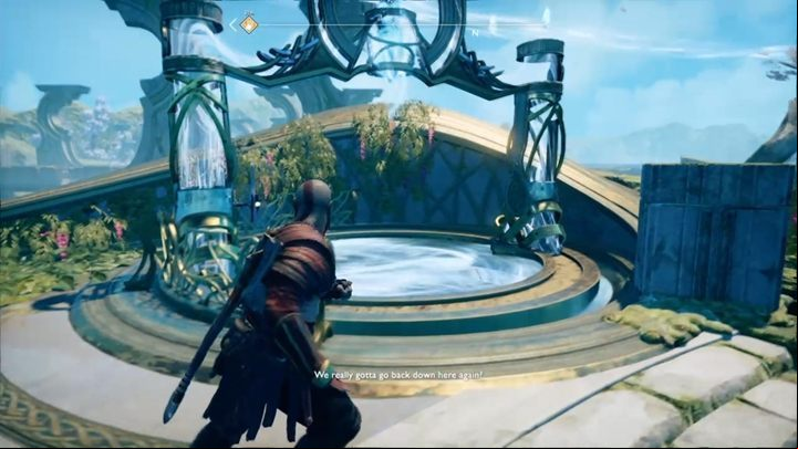 Now get to the lift and descend to the underground complex again - God of War: The Light of Alfheim - Walkthrough - Walkthrough - God of War Guide