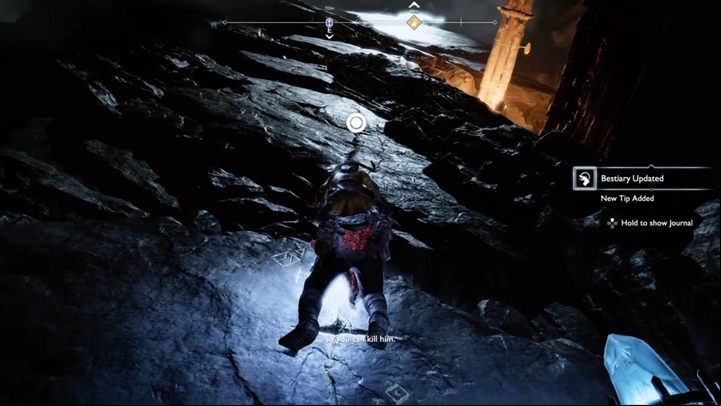 Go left and destroy the red crystal - God of War: Return to the Summit - Walkthrough - Walkthrough - God of War Guide