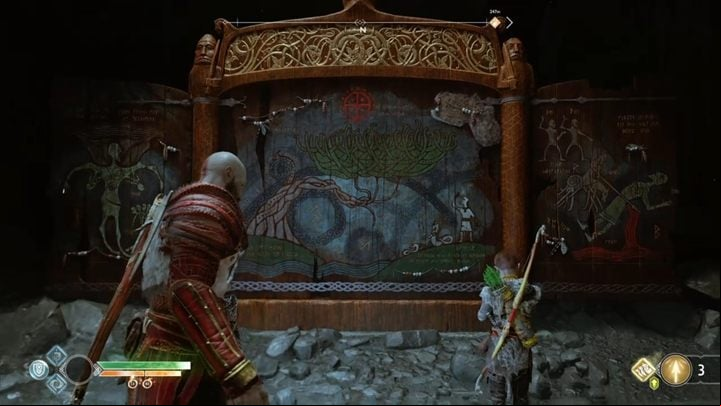 When you can obtain: During the mission Inside the Mountain - God of War: More than Myth - Jotnar hidden shrines - list of all - Labours - God of War Guide
