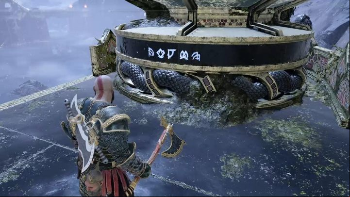 Commentary: The seventh fireplace is on the tower of Vanaheim - God of War: Light of the World - list, all fireplaces - Labours - God of War Guide