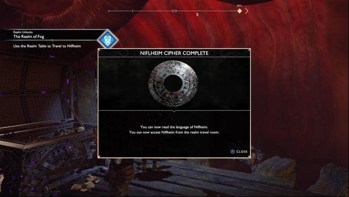 Commentary: You must collect 4 pieces of Niflheim cipher - God of War: Favors - list of all quests, walkthrough - Side quests and challenges - God of War Guide