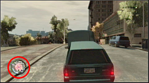 When wanted, your radar will show all the police cars and patrols - Fighting and escaping the police - Grand Theft Auto IV - Game Guide and Walkthrough