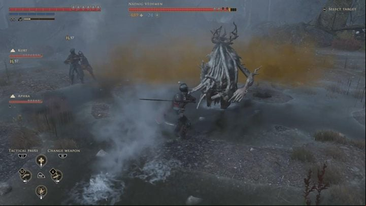 You now have to fight with Nadaig Vedemen - GreedFall: Face to Face with the Demon - walkthrough - A Cure for Malichor - GreedFall Guide