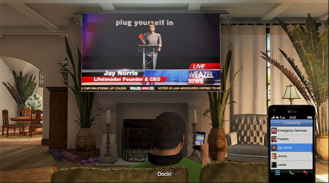 Use the left analog stick to flip through channels - GTA 5: Friend Request walkthrough - Main missions - GTA 5 Guide