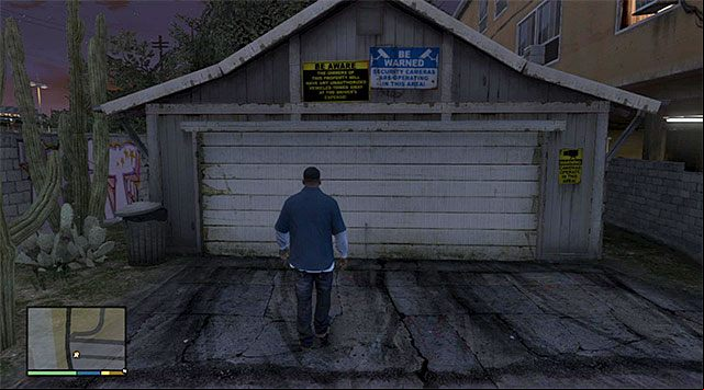 The garage to the right - GTA 5: Repossession walkthrough - Main missions - GTA 5 Guide