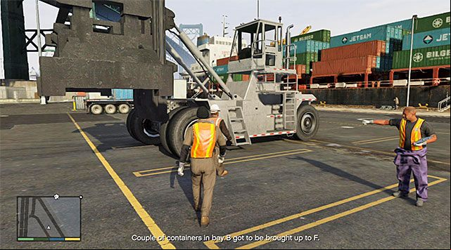 Dock Handler - GTA 5: Scouting the Port walkthrough - Main missions - GTA 5 Guide