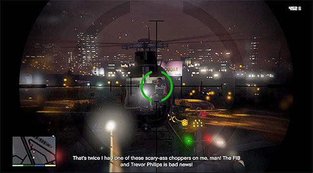 Be ready to bring down the enemy helicopter, by targeting it as soon as you receive news of its appearance in the area - GTA 5: The Merryweather Heist, Freighter variant walkthrough - Main missions - GTA 5 Guide