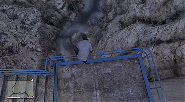 The site of the jump - GTA 5: Uncalculated Risk - Strangers and Freaks missions - GTA 5 Guide