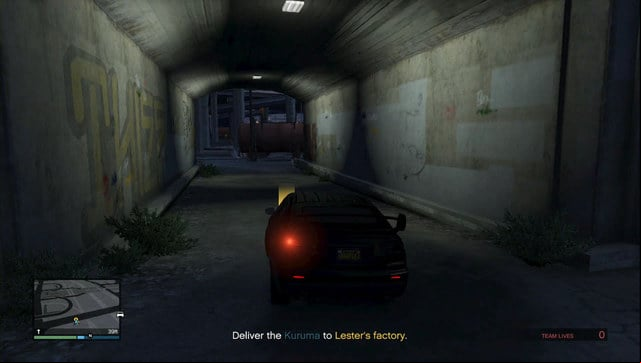 Park the stolen car next to Lesters factory - GTA Online: Heist 1: Fleeca Job - Heists (DLC) - GTA 5 Guide