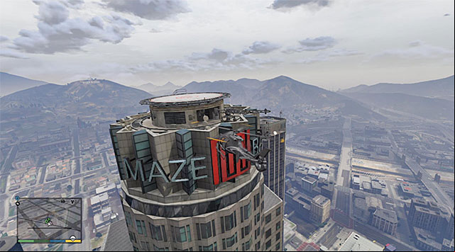 The skyscraper that Dom is on the top of - GTA 5: Targeted Risk - Strangers and Freaks missions - GTA 5 Guide