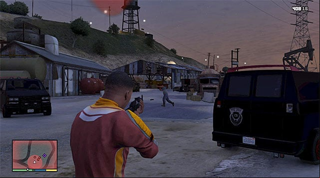 Deal with the first wave of gangsters - GTA 5: Car Scrapyard - Property missions - GTA 5 Guide