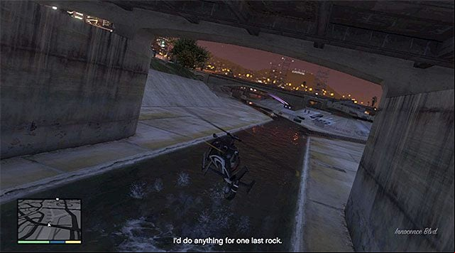 Make sure that you do not hit the bridge - GTA 5: Mr. Richards walkthrough - Main missions - GTA 5 Guide