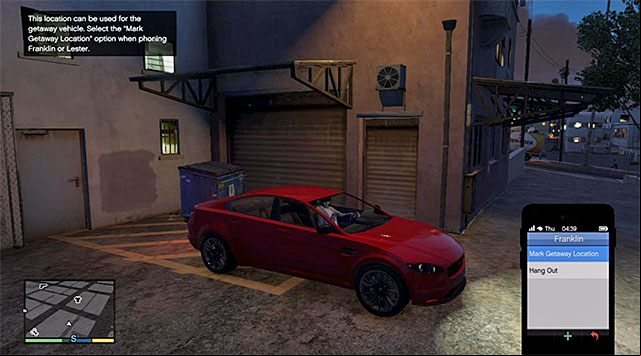 Park your car in a side-alley, best in the center of the city near the FIB skyscraper - GTA 5: Getaway Vehicle 2 walkthrough - Main missions - GTA 5 Guide