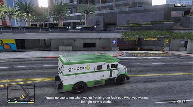 The entrance to the underground garage - GTA 5: The Big Score 2, the Subtle variant walkthrough - Main missions - GTA 5 Guide