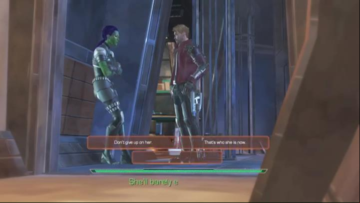 The third important choice occurs during the fifth chapter - Important choices | Episode 3 - More Than a Feeling - Episode 3 - More Than a Feeling - Marvels Guardians of the Galaxy: The Telltale Series Game Guide