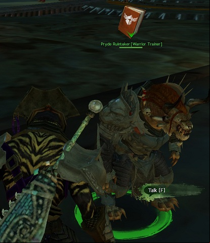 Warrior Trainer in the Black Citadel. - Traits - Hero development - Guild Wars 2 - Game Guide and Walkthrough