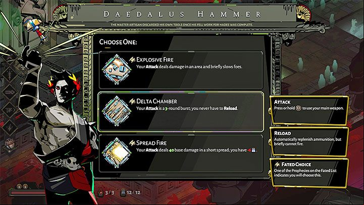 The Adamant Rail, unlike the bow, requires reloading - the default magazine capacity is 12 rounds (upgrades can increase it) - Hades: Adamant Rail - In-game weapons - Hades Guide
