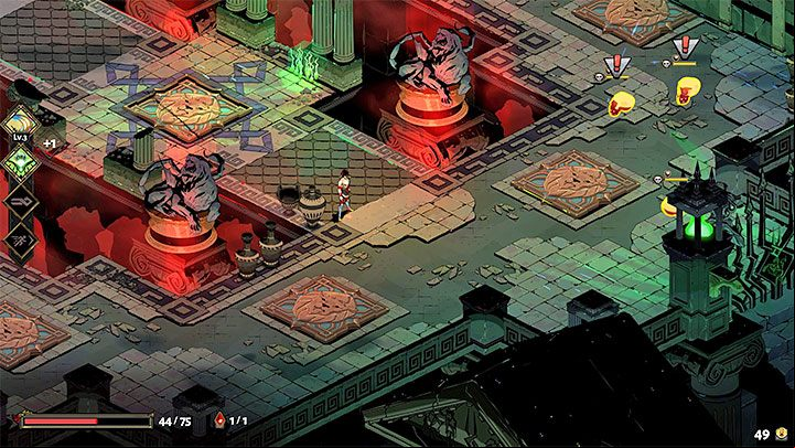 The traps in Tartarus are mainly pressure plates, which can have various effects: activate spikes from the floor or nearby turrets firing missiles - Hades: Tartarus - Lands / biomes - Hades Guide