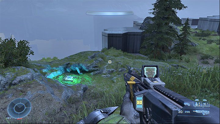 The secret is at the western end of the ring, a short distance southeast of the Pyramid Squad marker - Halo Infinite: Ringfall Category - all Spartan Audio Logs - Spartan audio recordings - Halo Infinite Guide